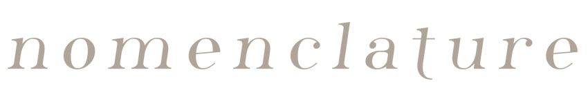 Nomenclature Nomenclature