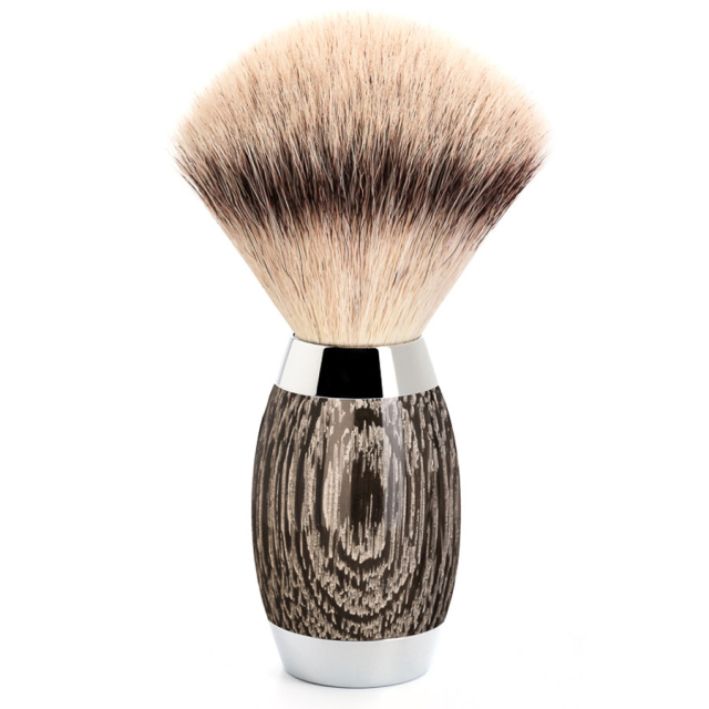 Mühle - Rasierpinsel Silvertip Fibre® Mooreiche und Sterlingsilber